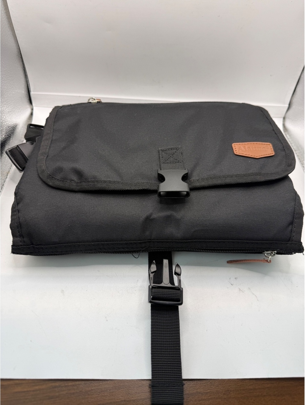 Alatino Portable Baby Changing Pad Foldable Diaper Changing Station Mat Black